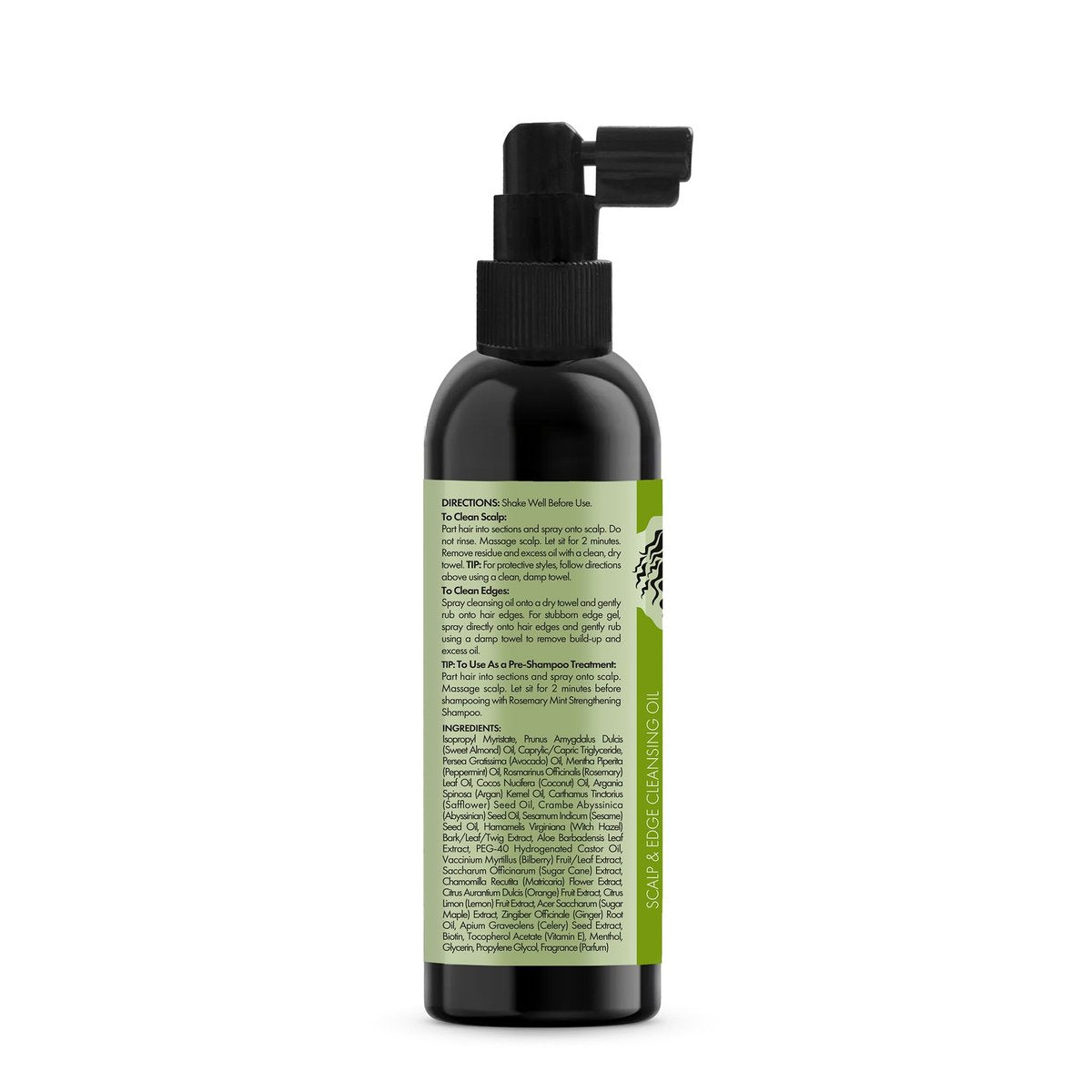 Mielle Organics Rosemary & Mint Scalp & Edge Cleansing Hair Oil - No-Rinse Scalp Cleanser for Product Build Up, Prolongs Hairstyles Between Wash Days & Encourages Longer, Healthier Hair (4 Oz) - görsel 14