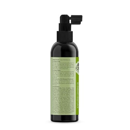 Mielle Organics Rosemary & Mint Scalp & Edge Cleansing Hair Oil - No-Rinse Scalp Cleanser for Product Build Up, Prolongs Hairstyles Between Wash Days & Encourages Longer, Healthier Hair (4 Oz)