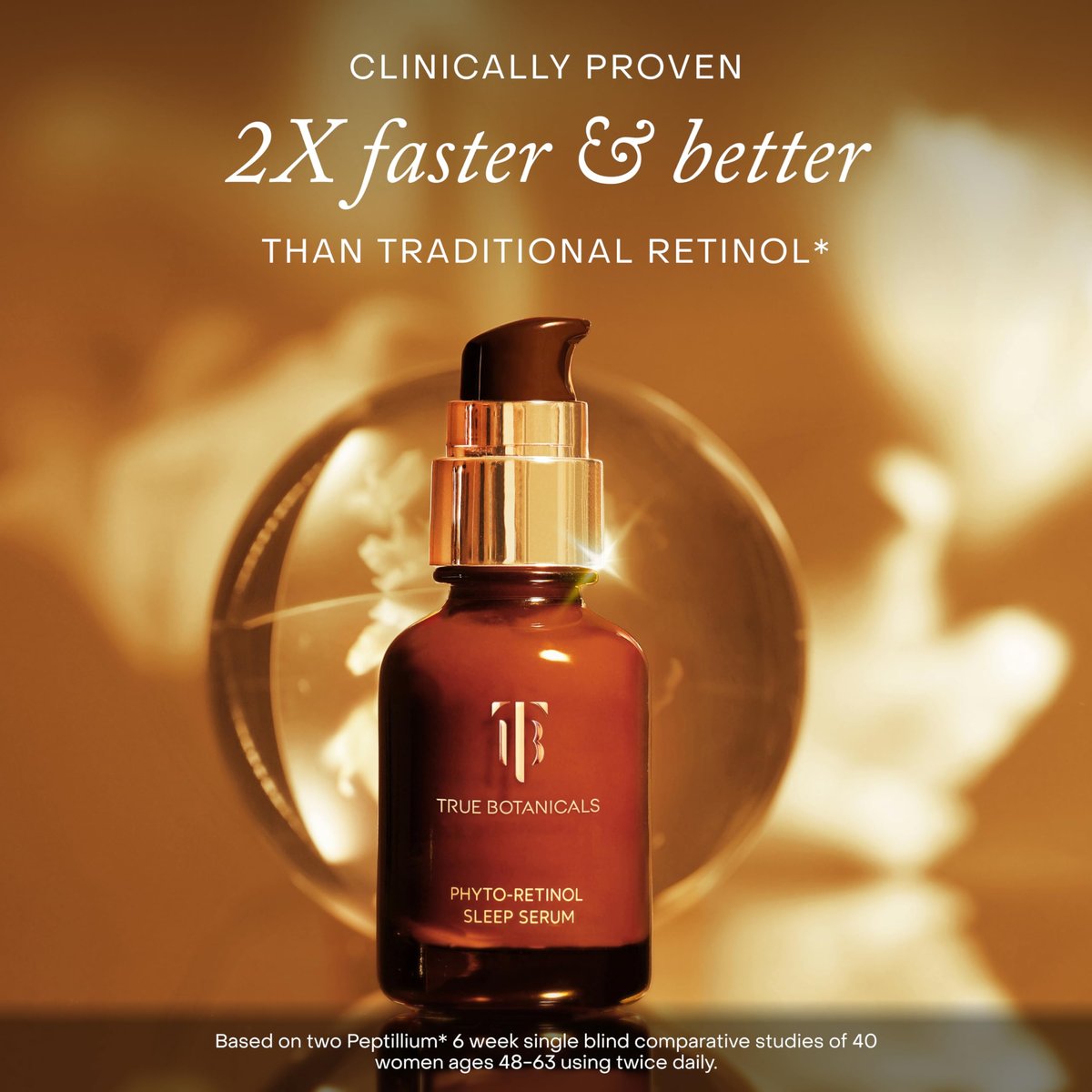 True Botanicals Phyto Retinol Sleep Serum | Nightly Anti-Aging Serum | Retinol Alternative | Targets Fine Lines & Wrinkles | Dermatologist Tested, All Natural, Vegan | 1 fl oz (30 ml) Avelisse