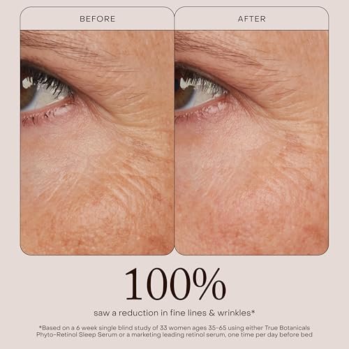 True Botanicals Phyto Retinol Sleep Serum | Nightly Anti-Aging Serum | Retinol Alternative | Targets Fine Lines & Wrinkles | Dermatologist Tested, All Natural, Vegan | 1 fl oz (30 ml) Avelisse