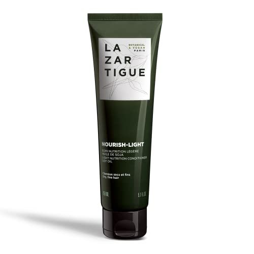 Lazartigue Nourish Light Conditioner - Botanical & Vegan, Silicone-Free, Soybean Oil Enriched Lightweight Hydration for Dry, Fine Hair, 5.1 Fl Oz - görsel 2
