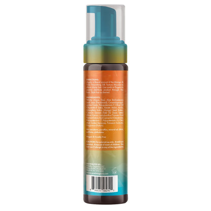 Mielle Organics Mango & Tulsi Nourishing Silk Texture Hair Mousse - Weightless Foam & Styling Mousse for Curly Hair - Conditions, Hydrates & Adds Shine (7.5 Fl Oz) Avelisse