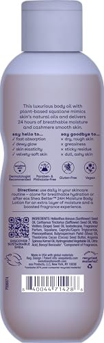 eos Cashmere Whipped Oil Body Butter - Vanilla Cashmere - 72 Hour Weightless Moisture for Dry Skin - 10 oz Avelisse