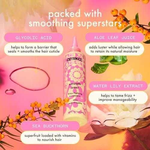 Amika Smooth Over Frizz-Fighting Treatment Mask - 6.7 Fl Oz Avelisse