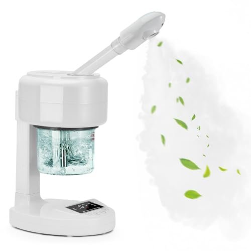 JOSTZHXIN Facial Steamer Nano Ionic Face Steamer with Extendable Arm, 360° Rotating Nozzle for Home or Salon Use Avelisse