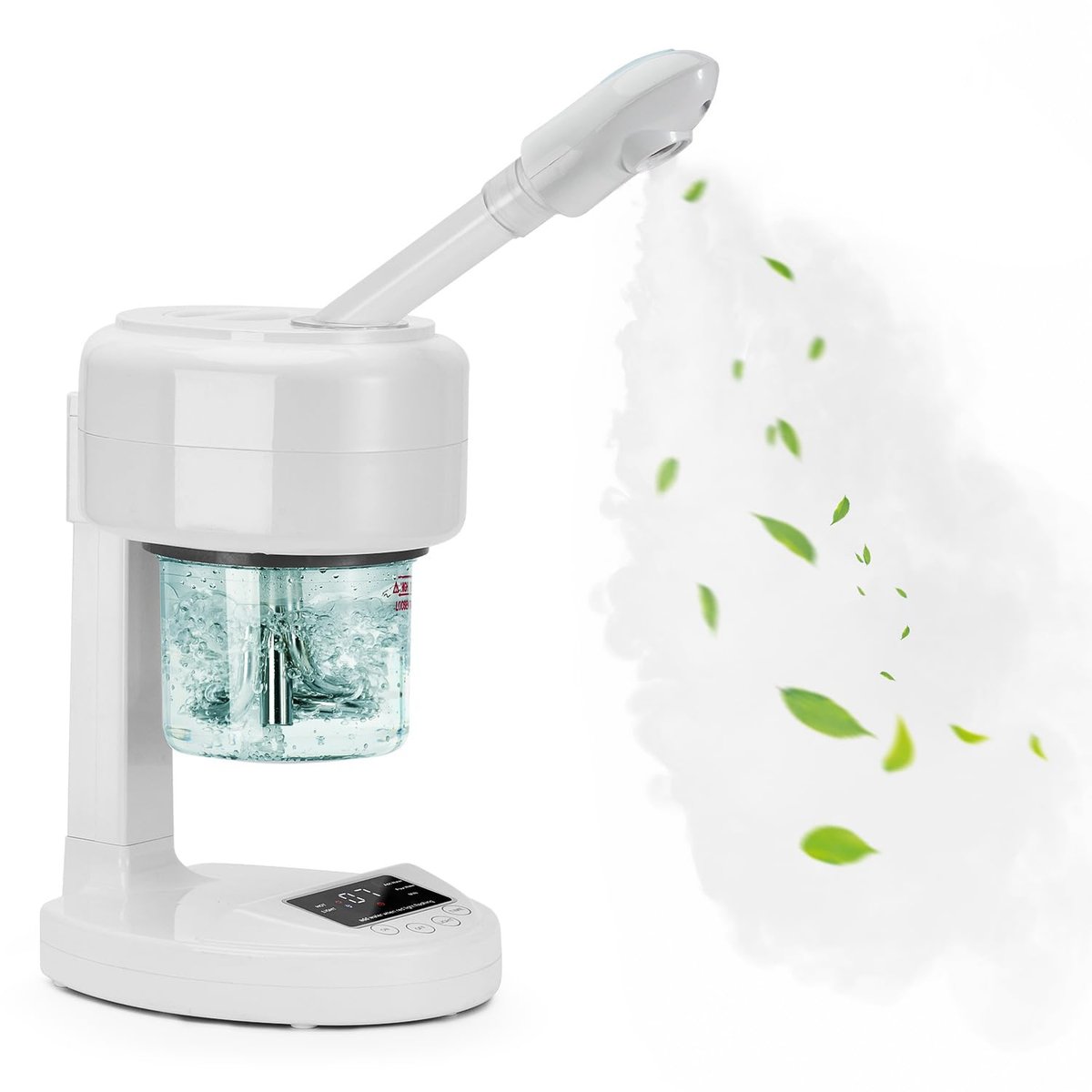 JOSTZHXIN Facial Steamer Nano Ionic Face Steamer with Extendable Arm, 360° Rotating Nozzle for Home or Salon Use Avelisse