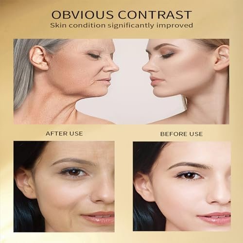 24K Gold Serum for Face, 2-Pack: Anti-Aging Moisturizer with Vitamin C, Collagen Booster & Hyaluronic Acid for Dark Spots & Fine Lines, 2.02 fl oz - görsel 8
