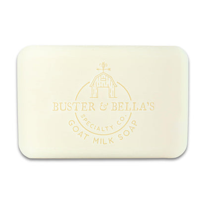 Buster & Bella's Unscented Triple Milled Goat Milk Soap - Sensitive Skin, Cruelty & Fragrance Free, 9 oz Avelisse