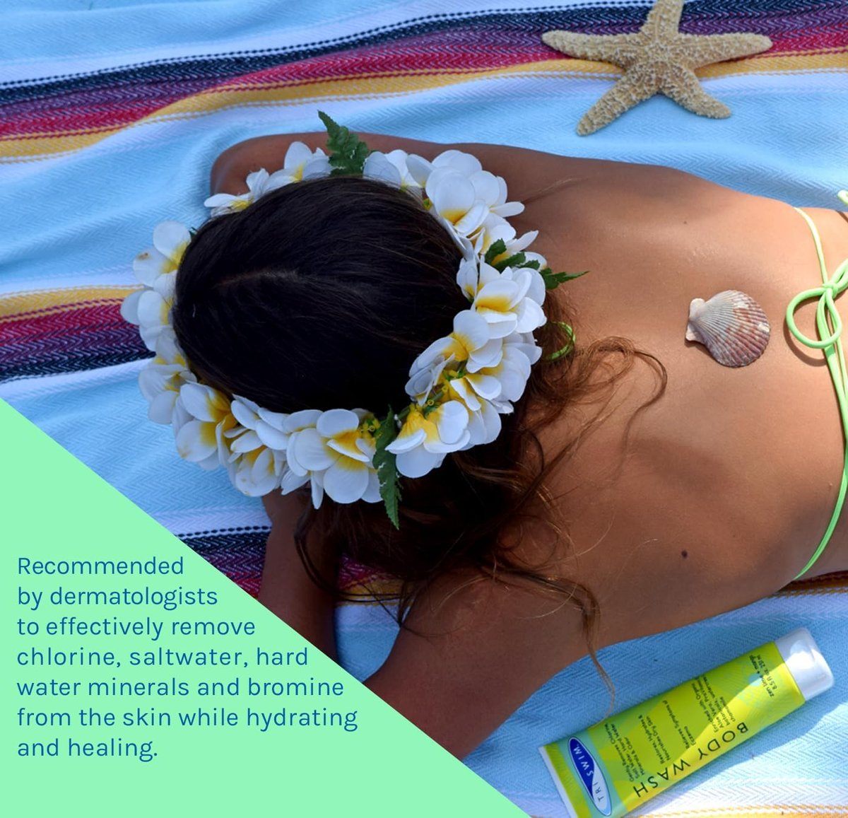 TRISWIM After Swim Chlorine Body Wash for Swimmers – Hydrating & Nourishing with Aloe Vera, Watercress & Chamomile – Relieves Dry, Itchy Skin – Pack of 2 (8.5 Fl Oz Each) Avelisse