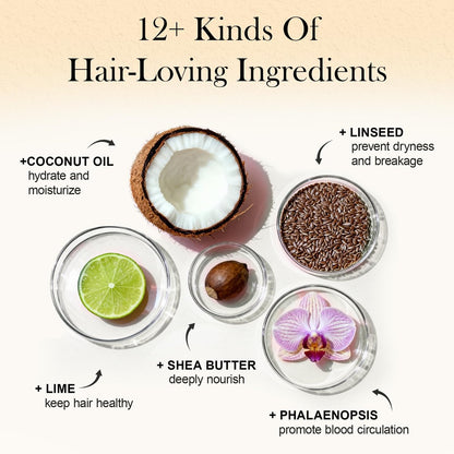 4-in-1 Styling Cream for Flyaways & Curl Defining - Non-Greasy Smoothing Cream for Women & Kids, Add Shine, Slick Back Hair, No White Flakes or Chemical Flavors - Fly Away Hair Tamer Avelisse