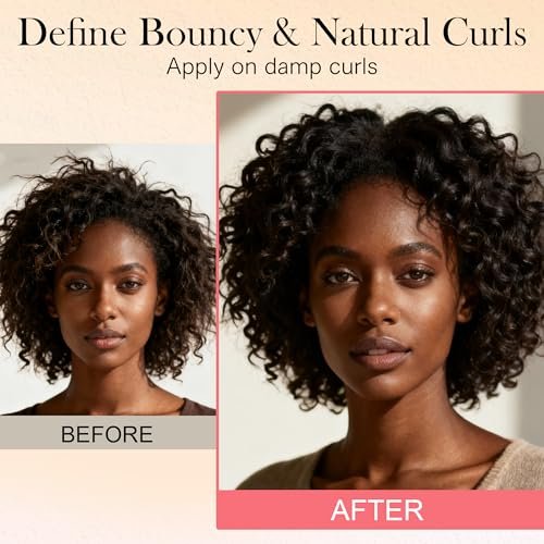 4-in-1 Styling Cream for Flyaways & Curl Defining - Non-Greasy Smoothing Cream for Women & Kids, Add Shine, Slick Back Hair, No White Flakes or Chemical Flavors - Fly Away Hair Tamer Avelisse