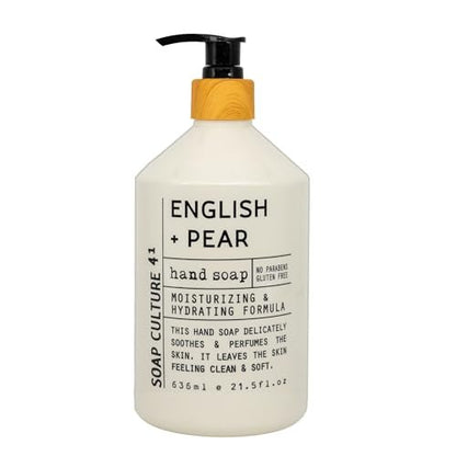Home & Body Company Soap Culture 41 Hand Soap Collection - 21.5 fl oz (Pack of 4) - Luxurious, Moisturizing Hand Wash Avelisse