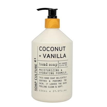 Home & Body Company Soap Culture 41 Hand Soap Collection - 21.5 fl oz (Pack of 4) - Luxurious, Moisturizing Hand Wash Avelisse