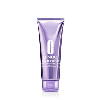 Clinique Take The Day Off Facial Cleansing Mousse With Hyaluronic Acid + Glycerin - Dissolves Makeup, Sunscreen & Pollution, For All Skin Types, 4.2 Fl Oz Avelisse