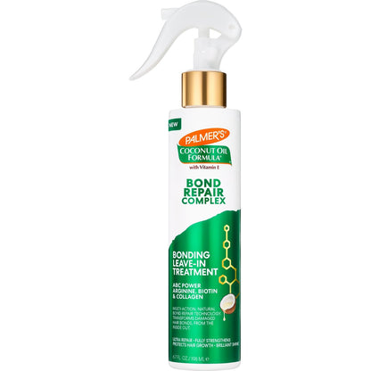 Palmer's Amino Bonding Complex Leave-In Conditioner Spray - Strengthening & Anti-Frizz with Coconut Oil & Vitamin E, Heat Protectant, 6.7 oz Avelisse