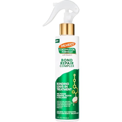 Palmer's Amino Bonding Complex Leave-In Conditioner Spray - Strengthening & Anti-Frizz with Coconut Oil & Vitamin E, Heat Protectant, 6.7 oz Avelisse