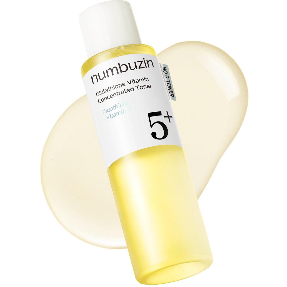 numbuzin No.5 Vitamin Boosting Essential Toner - Radiance-Boosting Toner for Uneven & Dull Skin with Glutathione, Vitamin C, Niacinamide - First Step Skincare, 6.76 fl oz (200ml) Avelisse
