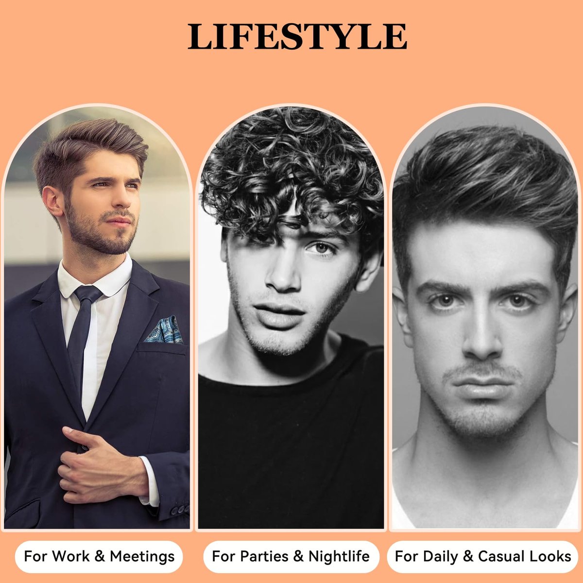GRIMSON Hair Clay for Men - Strong Hold, Matte Finish, All Hair Types, Easy Wash Out, 100g/3.5oz - görsel 9