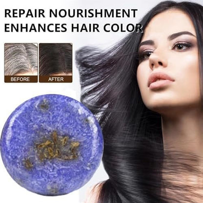 QUAAM Purple Rain Shampoo Bar for Gray Hair – 2-Pack, Nourishing Shampoo Bars for Thinning Hair, Men & Women