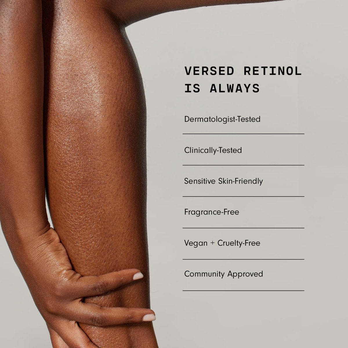 Versed Advanced Retinol Body Butter - Encapsulated Retinol Body Lotion & Skin Firming Cream with Tripeptide & Vitamin-Rich Butters, 7 oz Avelisse