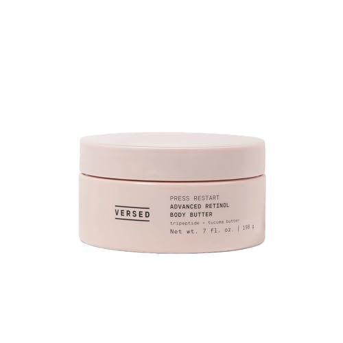 Versed Advanced Retinol Body Butter - Encapsulated Retinol Body Lotion & Skin Firming Cream with Tripeptide & Vitamin-Rich Butters, 7 oz Avelisse