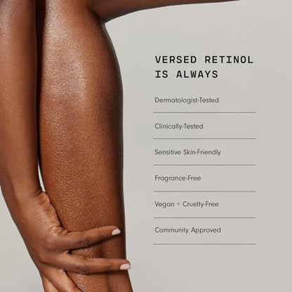 Versed Advanced Retinol Body Butter - Encapsulated Retinol Body Lotion & Skin Firming Cream with Tripeptide & Vitamin-Rich Butters, 7 oz Avelisse
