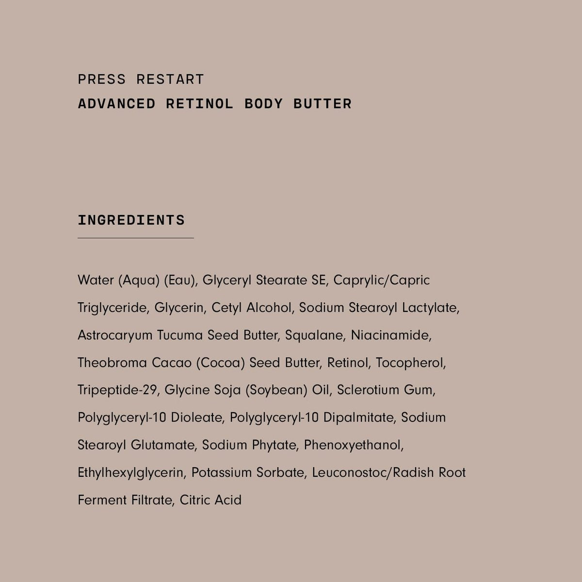 Versed Advanced Retinol Body Butter - Encapsulated Retinol Body Lotion & Skin Firming Cream with Tripeptide & Vitamin-Rich Butters, 7 oz Avelisse