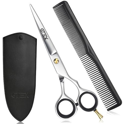 GTEX Professional 6.5 Inch Hair Scissors - Super Sharp Barber Shears for Precision Cutting