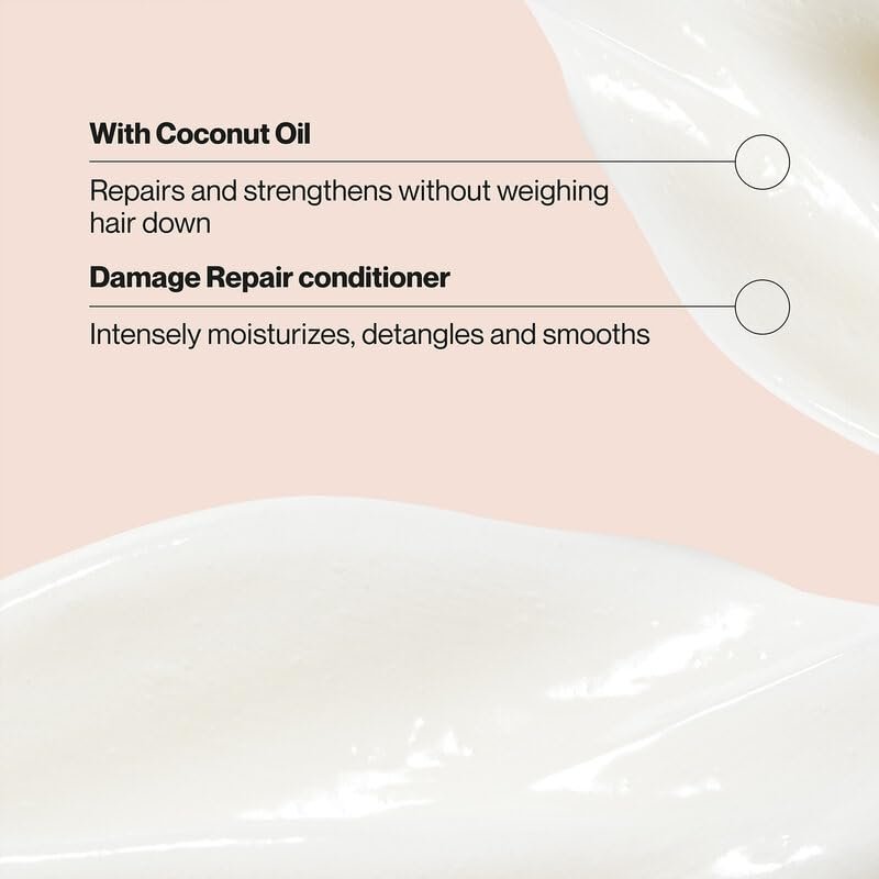 Suave Coconut Infusion Shampoo and Conditioner Set – Visible Damage Repair with Moisturizing Frizz Control, 12.6 oz Each Avelisse