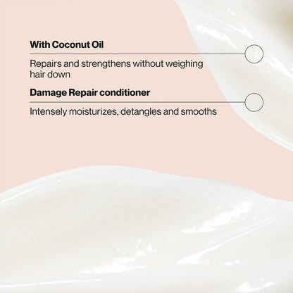 Suave Coconut Infusion Shampoo and Conditioner Set – Visible Damage Repair with Moisturizing Frizz Control, 12.6 oz Each Avelisse