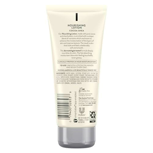 Suave Nourishing Hand & Body Lotion, Cocoa Butter & Shea, 3 oz (Pack of 3) - 24H Moisture for Extremely Dry Skin - görsel 12