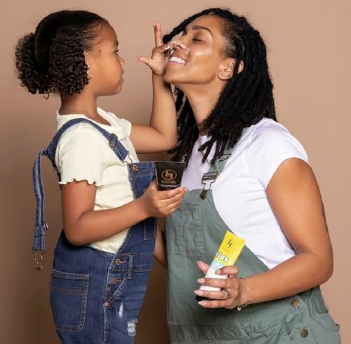 Black Girl Sunscreen Kids SPF 50 Lotion for Face & Body – No White Cast, Water Resistant 80 Minutes, Melanin Rich Skin, 6 fl oz - görsel 5