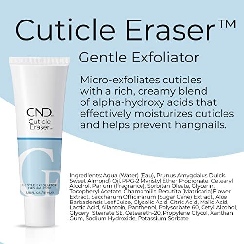 CND Cuticle Couple: SolarOil & Cuticle Eraser - Natural Blend Oils, Moisturizes and Conditions, Gentle Exfoliator, 0.5 fl oz Avelisse