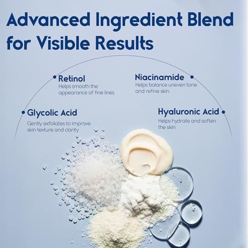 Glycolic Acid Pads 35% - Resurfacing Pads for Face & Body - Exfoliating Peel Pads for Blackheads, Dark Spots, Fine Lines & Wrinkles - 60 Count Avelisse