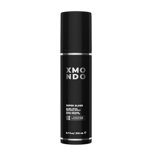 XMONDO Hair Super Gloss Ultra Frizz Defense Spray – Vegan Anti-Frizz Treatment with Humishield Technology, 6.7 Fl Oz Avelisse