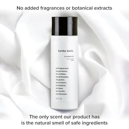 Boldly Basic Fragrance Free Conditioner - Unscented, Hypoallergenic & Non-Comedogenic for Sensitive Skin - 8.5 Fl Oz Avelisse