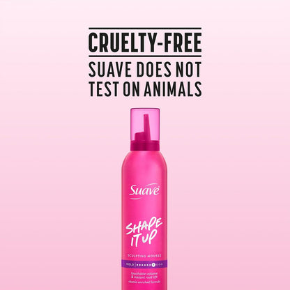 Suave Extra Hold Mousse for Curly Hair, Wavy, All Hair Types, Moisturizing & Nourishing, Foam, Scented 9 oz (Pack of 2) Avelisse