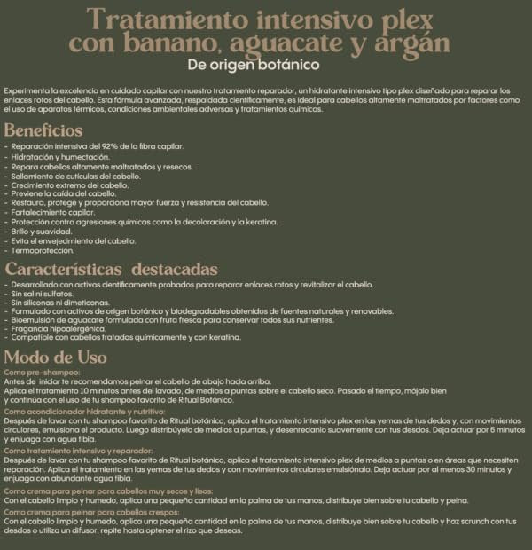 Ritual Botanico Shampoo & Intensive Plex Treatment + S.O.S Onion Hair Products - 2 Pack - görsel 9