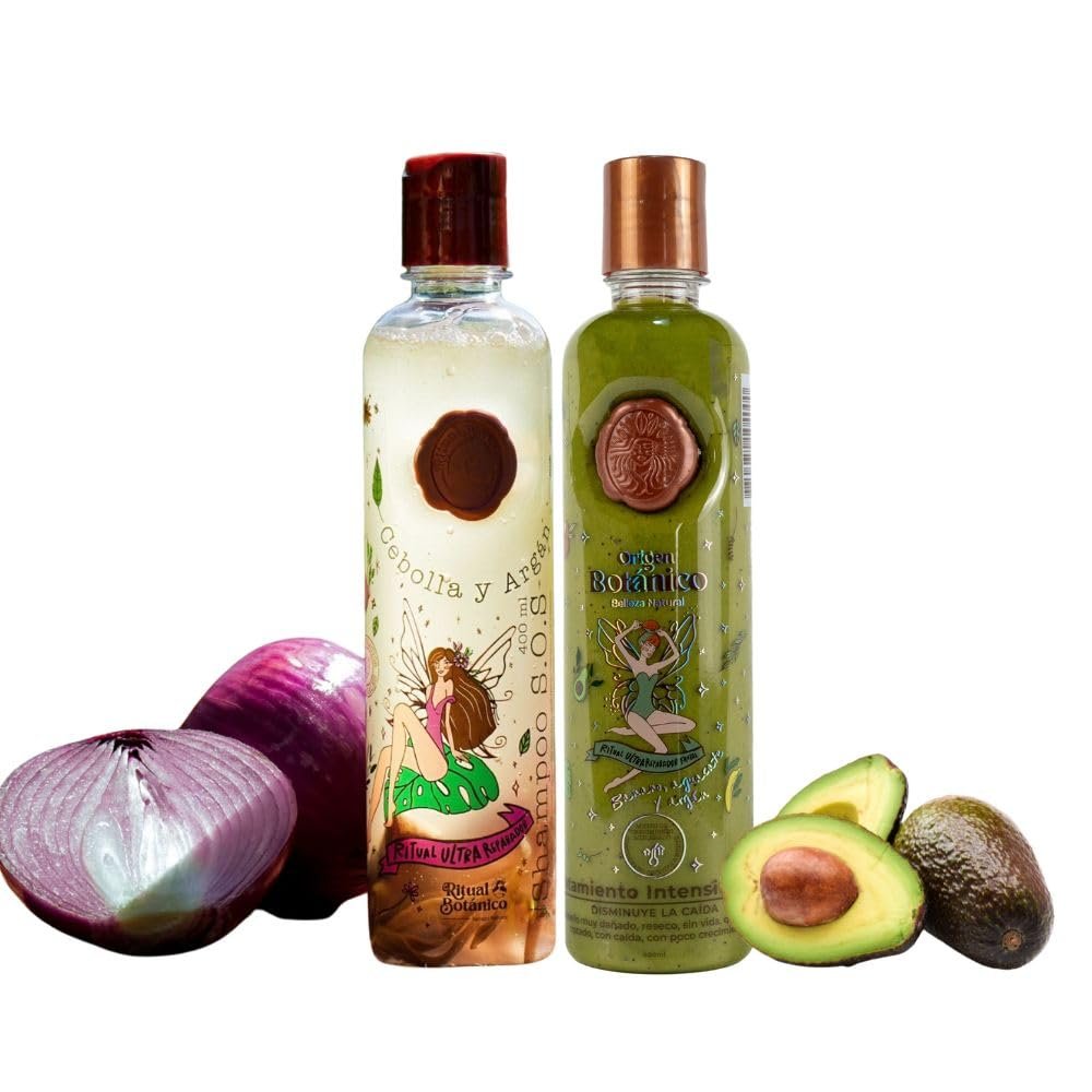 Ritual Botanico Shampoo & Intensive Plex Treatment + S.O.S Onion Hair Products - 2 Pack - görsel 1