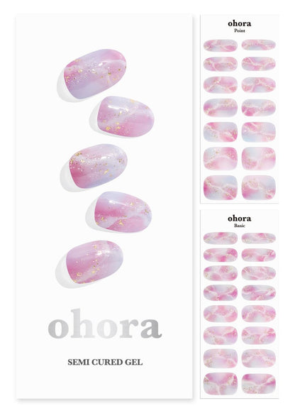 ohora Semi Cured Gel Nail Strips - N Unicorn Dream - Long-Lasting, Easy Application & Removal - Includes Prep Pads & Tools Avelisse