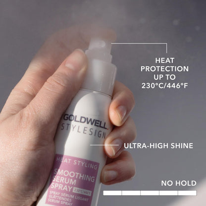 Goldwell StyleSign Smoothing Serum Spray – Frizz Control & Shine for Silky Hair, 3.34 oz Avelisse