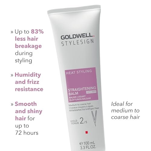 Goldwell StyleSign Straightening Balm - Smooth & Frizz-Free Hair, 3.34 oz Avelisse