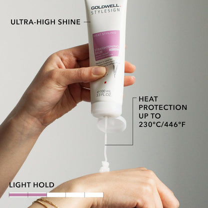 Goldwell StyleSign Straightening Balm - Smooth & Frizz-Free Hair, 3.34 oz Avelisse