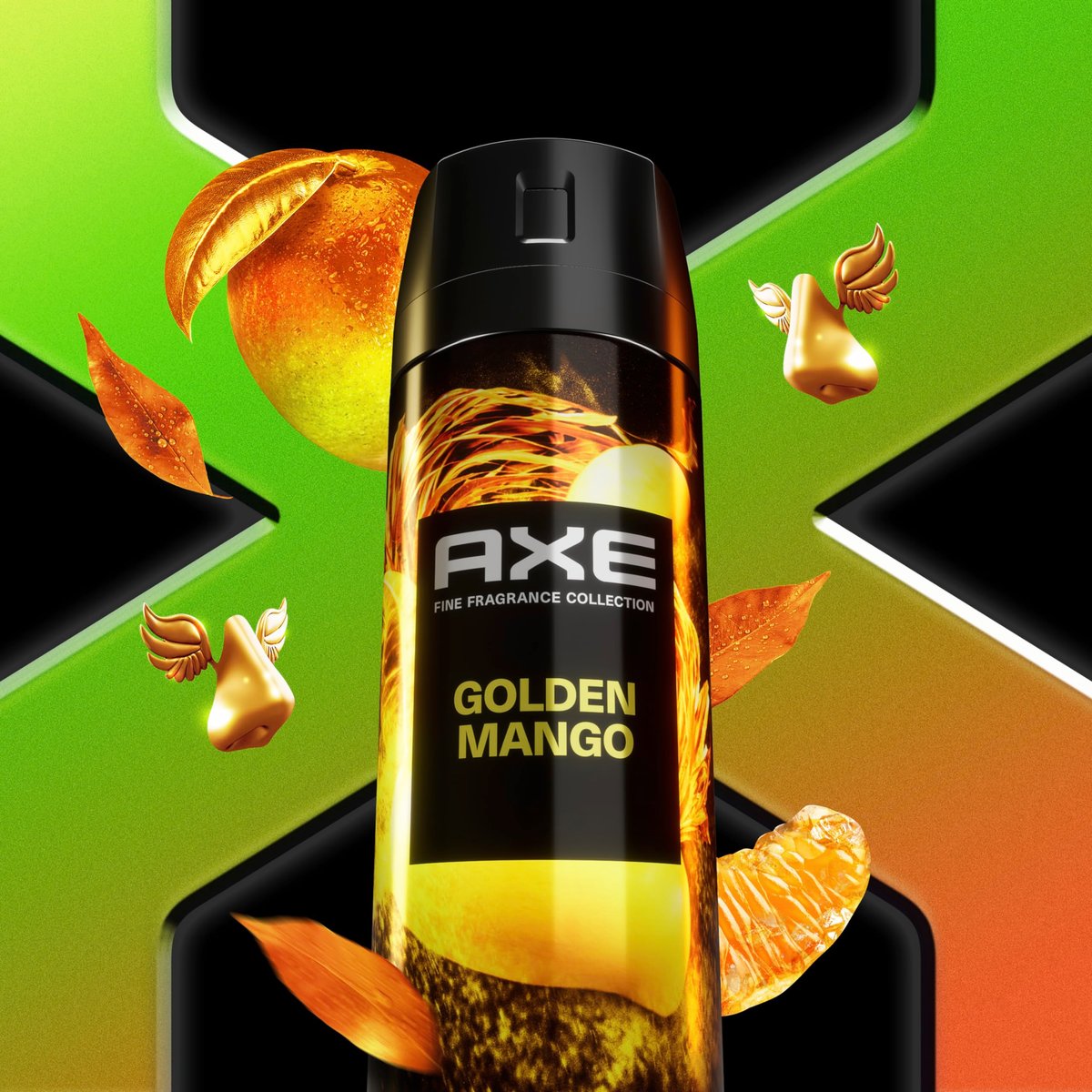 AXE Fine Fragrance Collection Premium Deodorant Body Spray for Men - Variety Pack (Blue Lavender, Aqua Bergamot, Golden Mango, Black Vanilla) - 4 Pack, 4 oz Each, Aluminum Free, 72H Odor Protection Avelisse