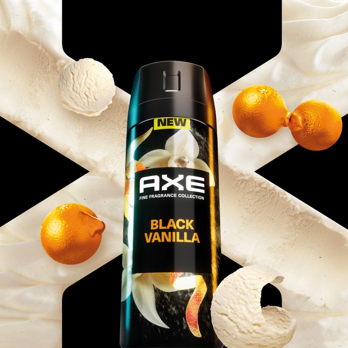 AXE Fine Fragrance Collection Premium Deodorant Body Spray for Men - Variety Pack (Blue Lavender, Aqua Bergamot, Golden Mango, Black Vanilla) - 4 Pack, 4 oz Each, Aluminum Free, 72H Odor Protection Avelisse