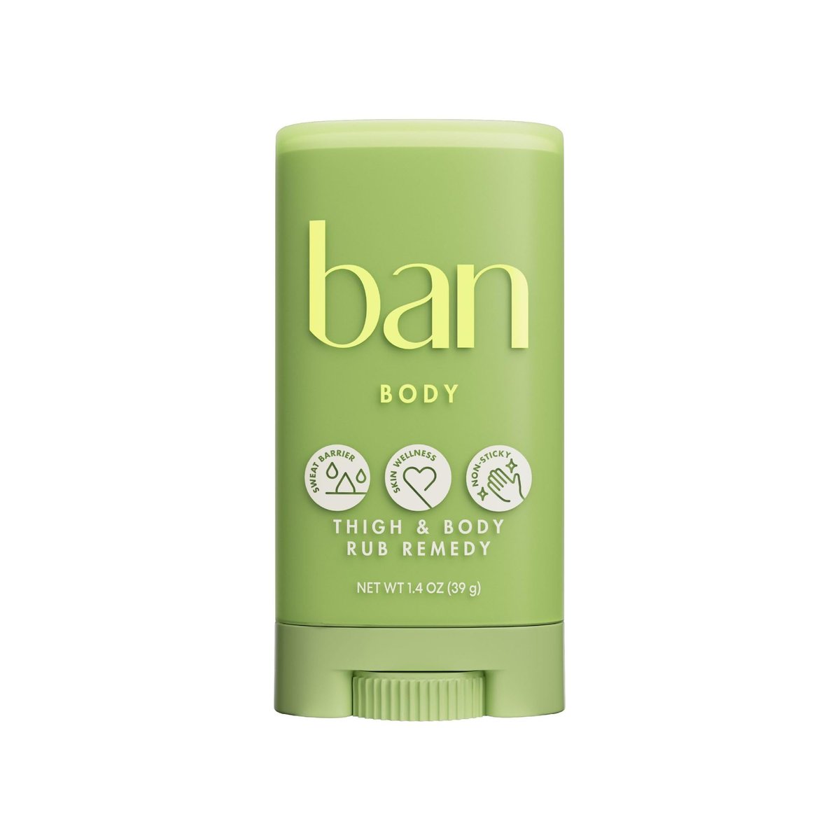 Ban Thigh & Body Anti-Friction Balm - Unscented, 1.4 Oz - Prevents Chafing & Skin Irritation for Women & Men Avelisse