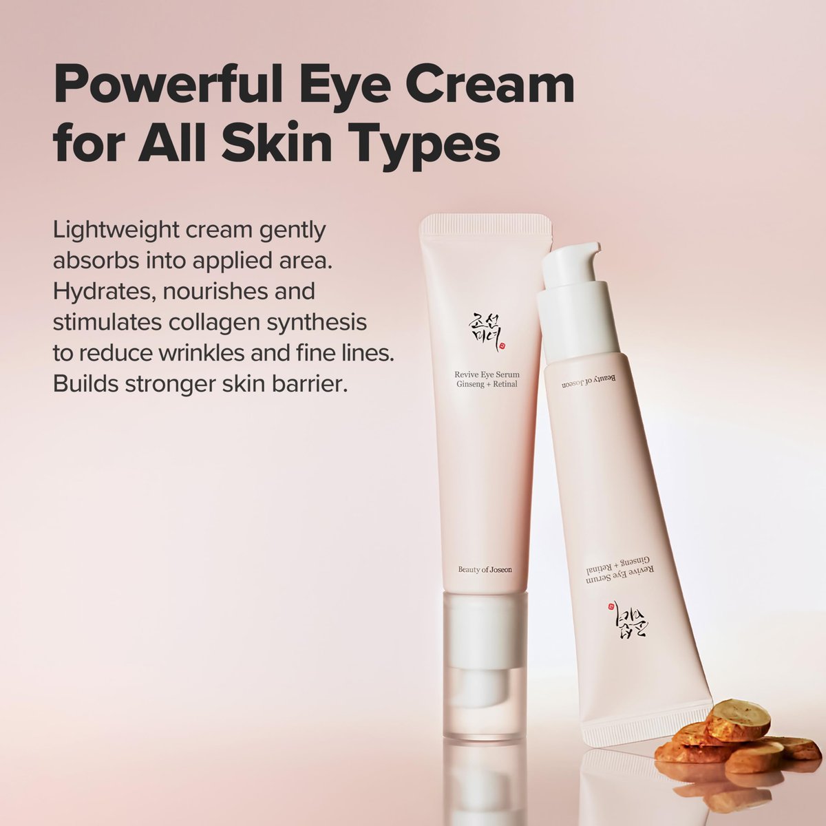 Beauty of Joseon Revive Eye Serum with Retinal, Niacinamide & Peptide – Korean Anti-Aging Eye Cream for Wrinkles & Dark Circles (1.76 oz, 2-Pack) - görsel 3