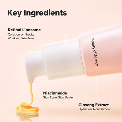 Beauty of Joseon Revive Eye Serum with Retinal, Niacinamide & Peptide – Korean Anti-Aging Eye Cream for Wrinkles & Dark Circles (1.76 oz, 2-Pack)