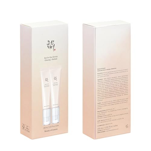 Beauty of Joseon Revive Eye Serum with Retinal, Niacinamide & Peptide – Korean Anti-Aging Eye Cream for Wrinkles & Dark Circles (1.76 oz, 2-Pack) - görsel 14