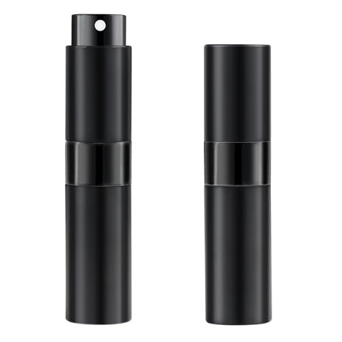 8ML Perfume Travel Refillable Portable Perfume Atomizer Bottle - 2 Pack, Leak-Proof Glass Spray Bottle for Essential Oils, Travel Essentials for Men & Women - görsel 2